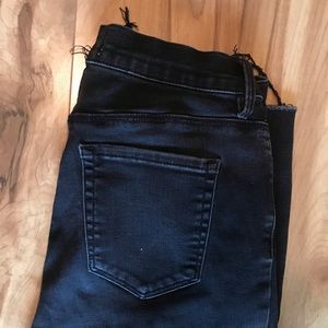 Pacsun black distressed skinny jeans